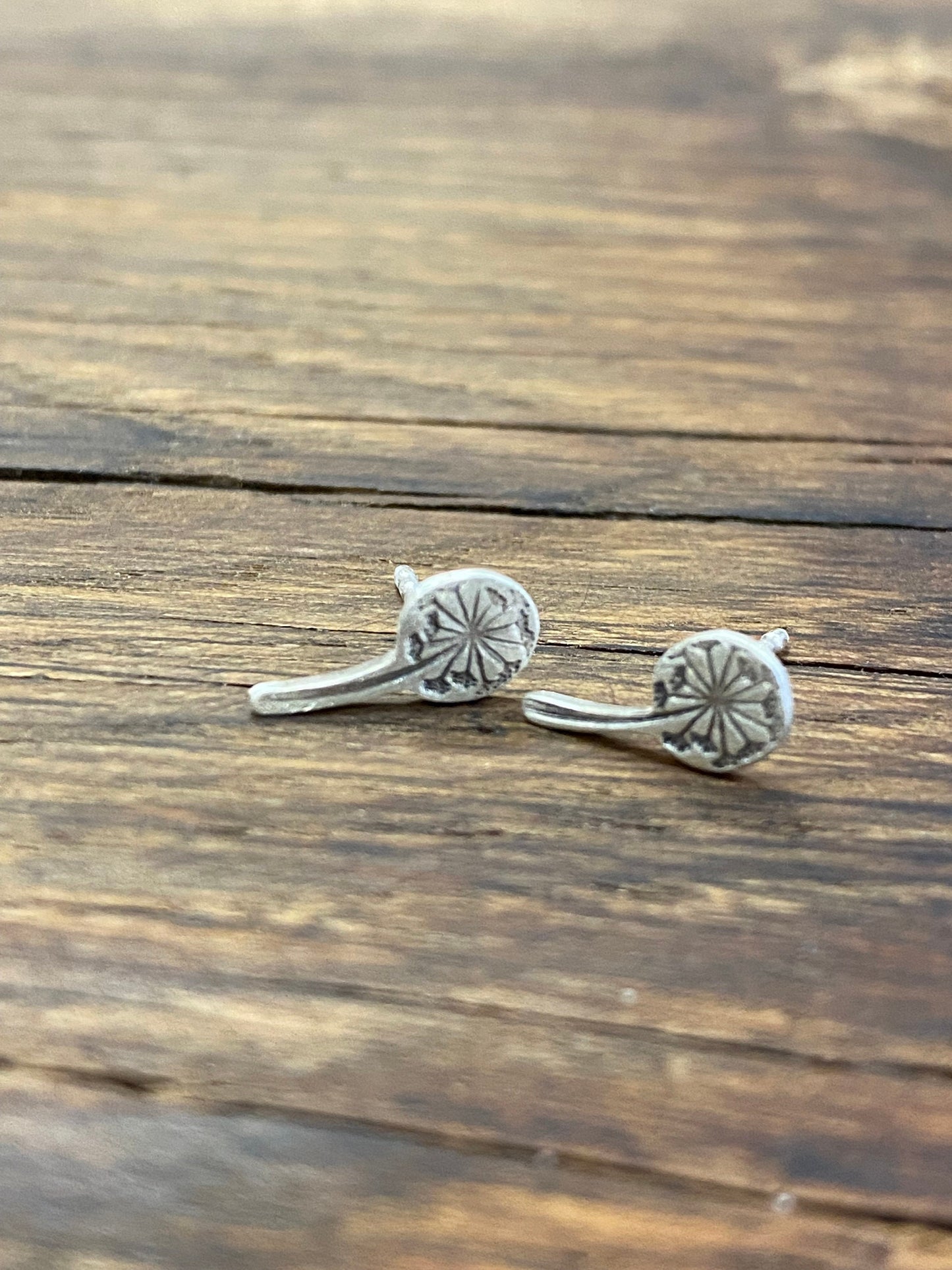 Pusteblumen Ohrstecker 925/000 Silber