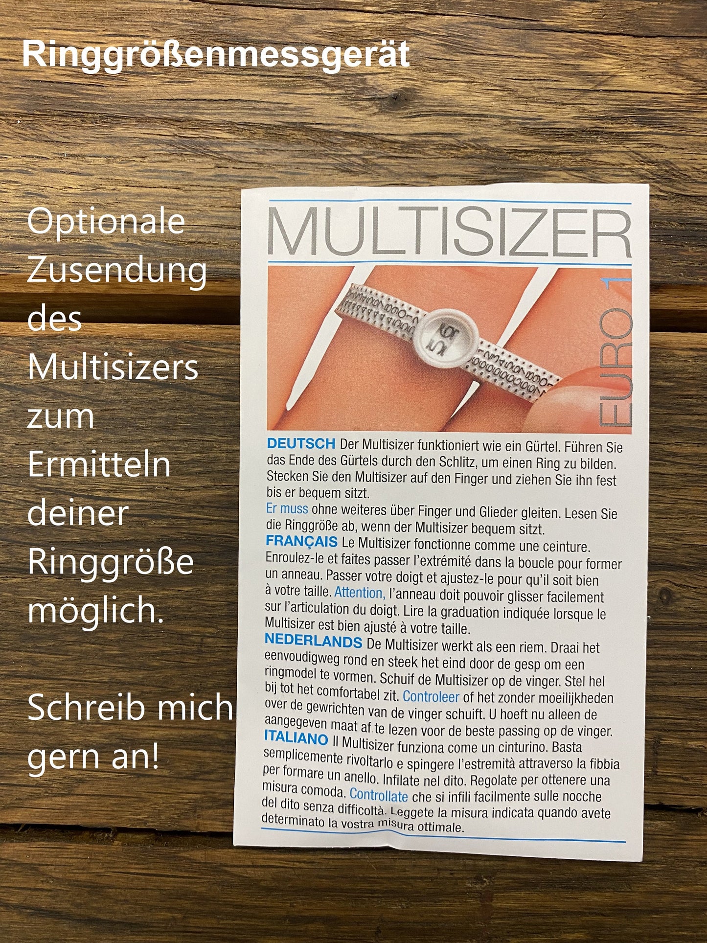 Silberring mit Rubin in Größe 54